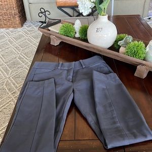 Loft 2 Petite New No Tag slate gray tapered slacks